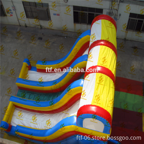 2016 high quality super exciting inflatable water slides for adult